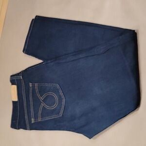 Big Star Size 34 "Alex" Skinny Blue Jeans, Dark Wash, Excellent Condition